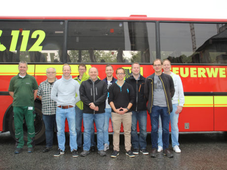 Berufsfeuerwehr Dortmund  erkundet Gefahrenabwehr in der Brauerei C. & A. Veltins