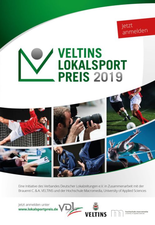 Bewerbungsphase für den  Veltins-Lokalsportpreis läuft