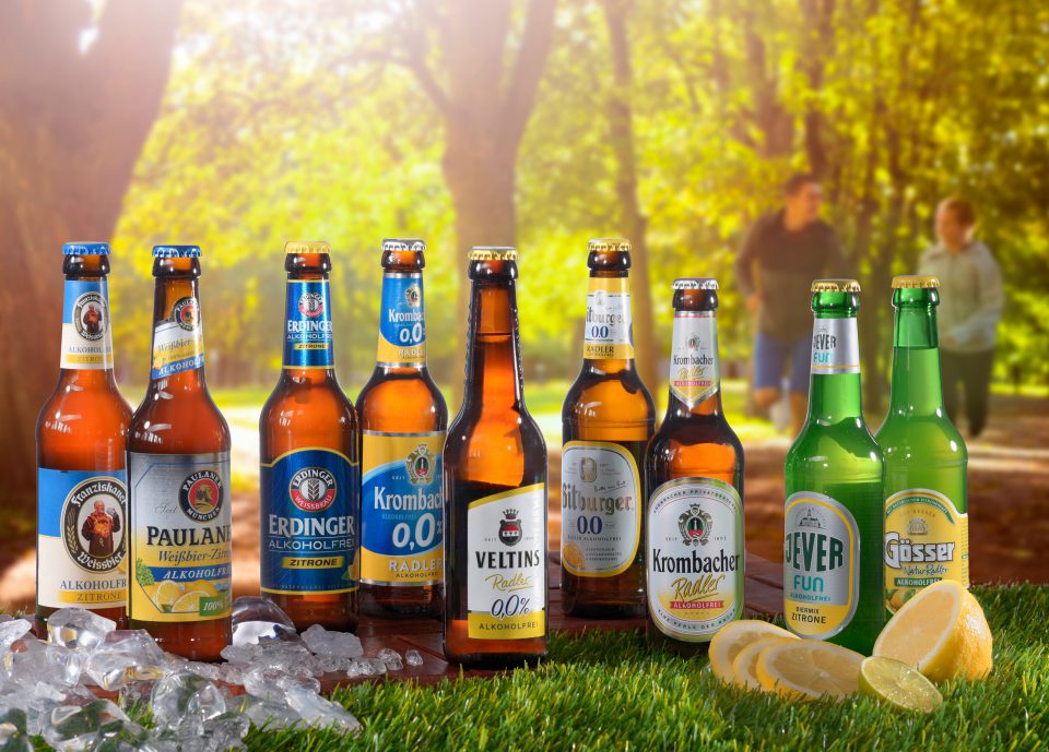 Alkoholfreies Radler ist der große Sortengewinner und  legt national um satte 25 % zu