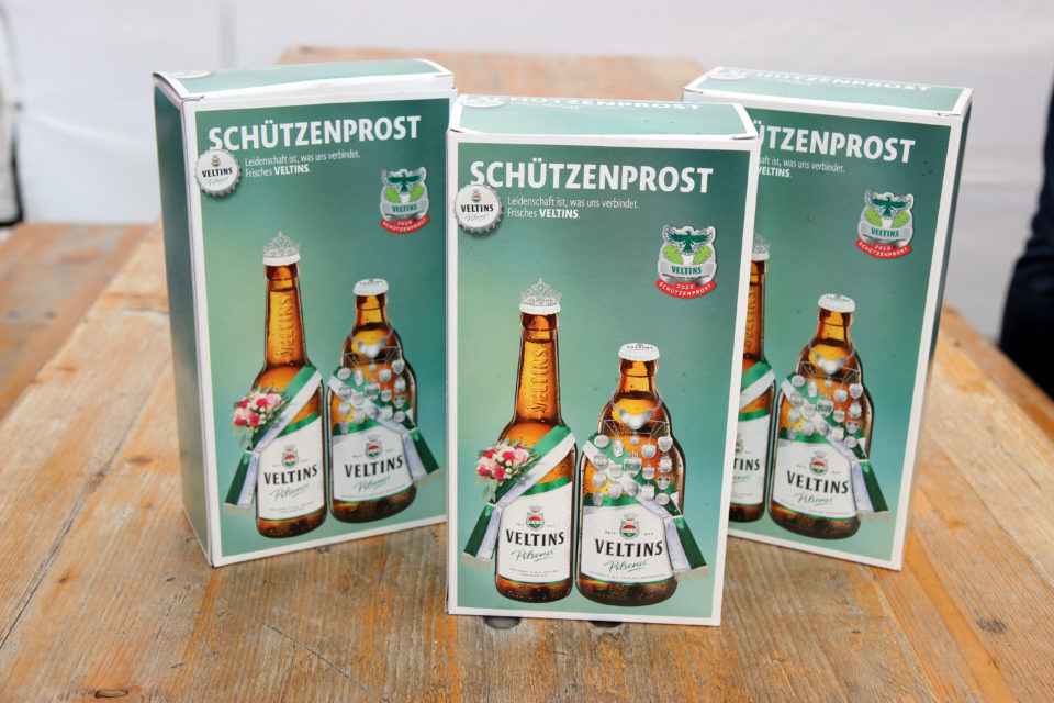 Veltins schickt den Schützen ein Prost in ungewöhnlichen Zeiten