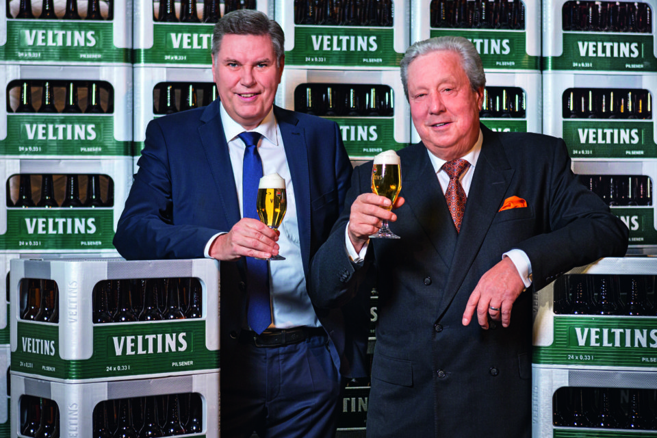 Mit Ausstoßzuwachs von 5,1% entzieht sich die Brauerei C. & A. Veltins dem Abwärtssog der Brauwirtschaft