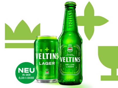 Jetzt auch mild to go: Veltins Helles Lager in der Dose