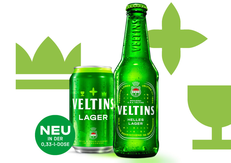 Jetzt auch mild to go: Veltins Helles Lager in der Dose