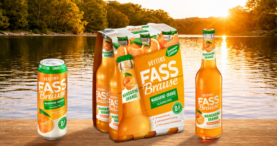 Fassbrause-Newcomer mit Mandarine-Orange