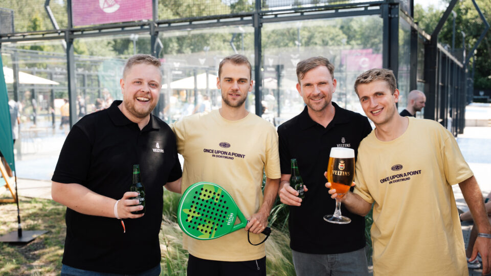 Veltins stärkt Gastronomiepräsenz im Wachstumsmarkt Padel